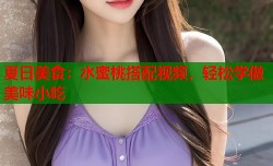 夏日美食：水蜜桃搭配视频，轻松学做美味小吃