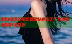蜜桃视频免费观看网站高清无广告畅享海量影视资源